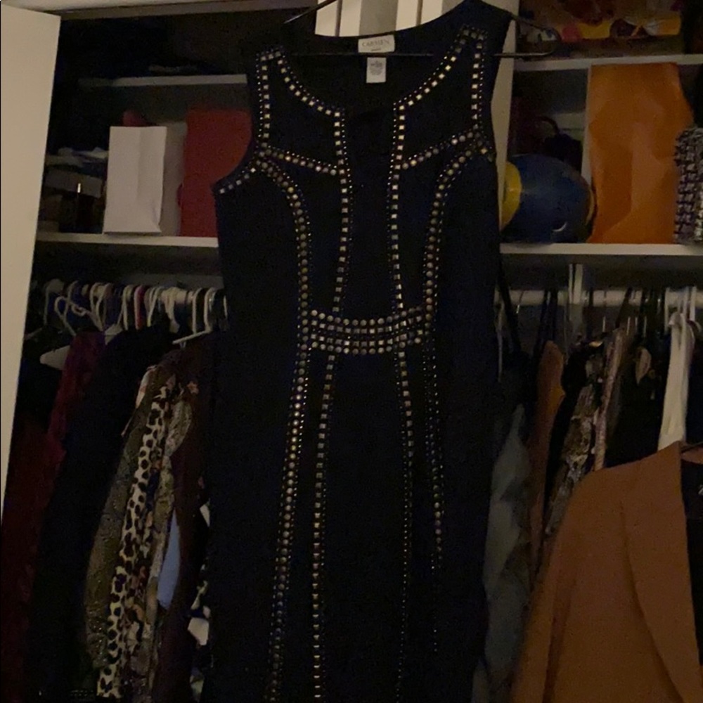 Carmen blue dress